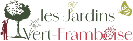 Logo Les Jardins Vert Framboise