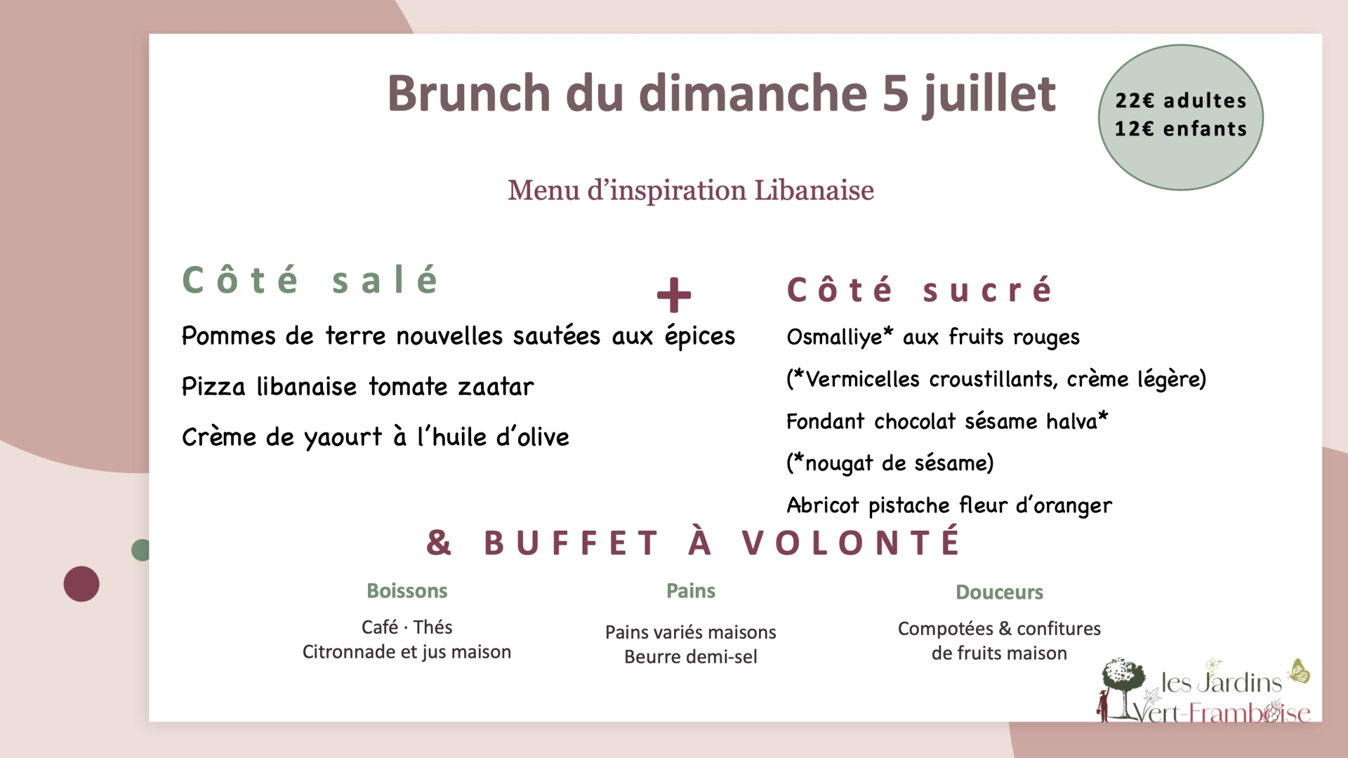 Brunch fermier en Normandie, près de Cabourg