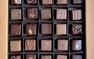 Assortiments de ganaches et pralinés (40 pièces)