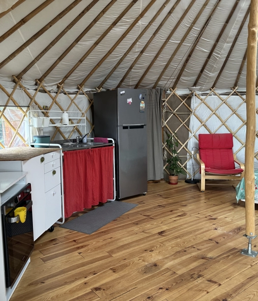 Intérieur de la Yourte
